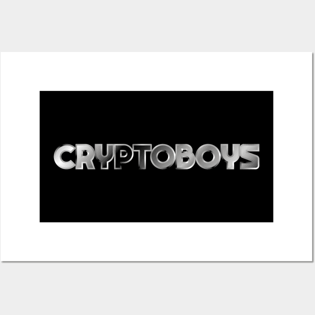 Cryptoboys Wall Art by Jokertoons